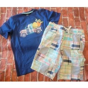 Gymboree Boys Easter Bunny Set Sz 12 Nwt